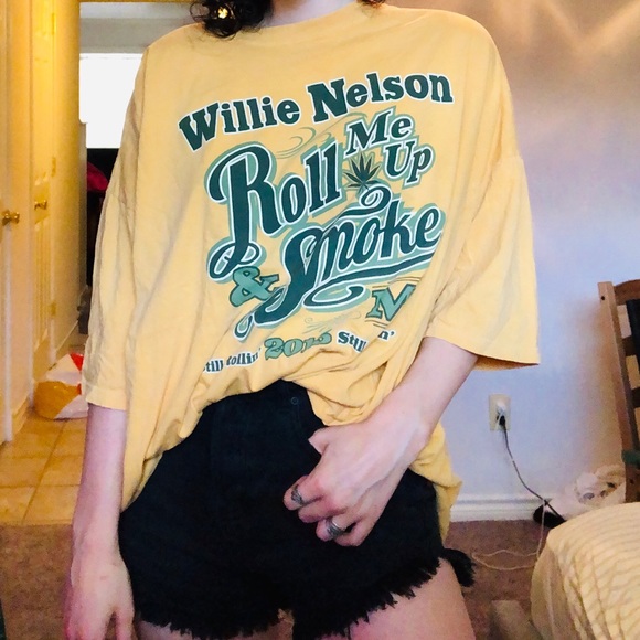 “Roll Me Up and Smoke Me” Oversized Tee - Picture 1 of 3